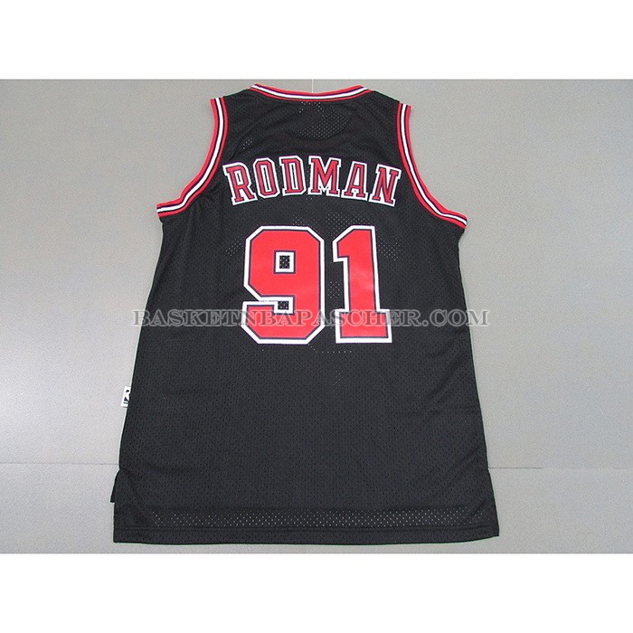 Maillot Chicago Bulls Dennis Rodman Mitchell & Ness 1997-98 Noir